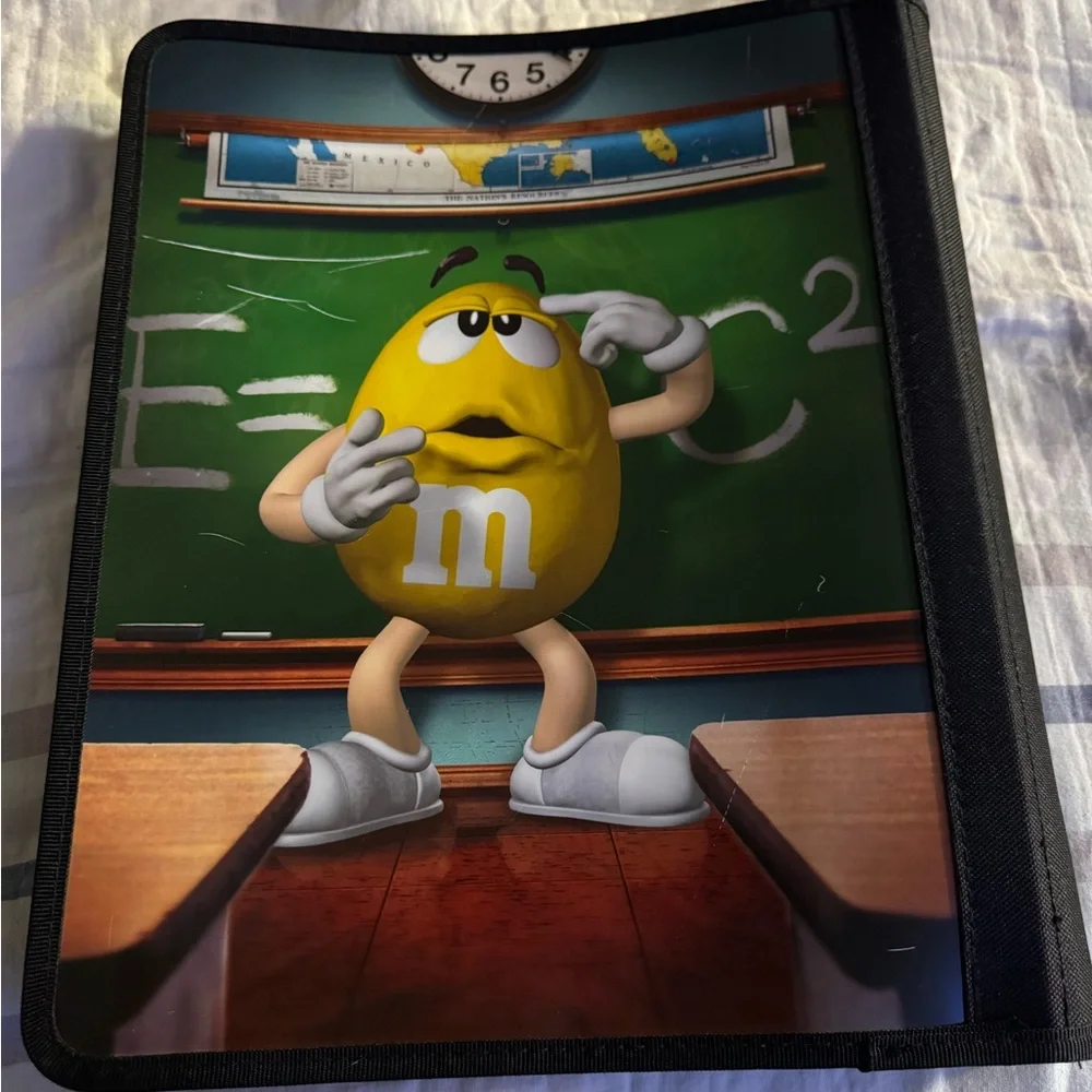 Yellow M&M Character Notebook